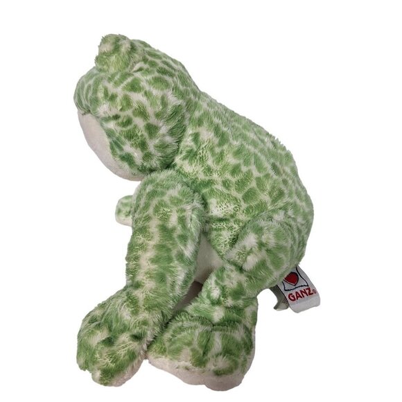 Ganz Webkinz Green Spotted Bullfrog Plush 7.5" - Picture 4 of 5